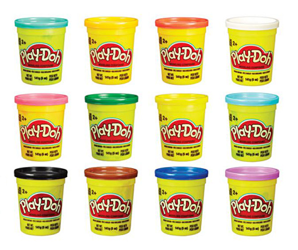 Cutie cu plastilina Hasbro Play-Doh diverse culori - poza 2