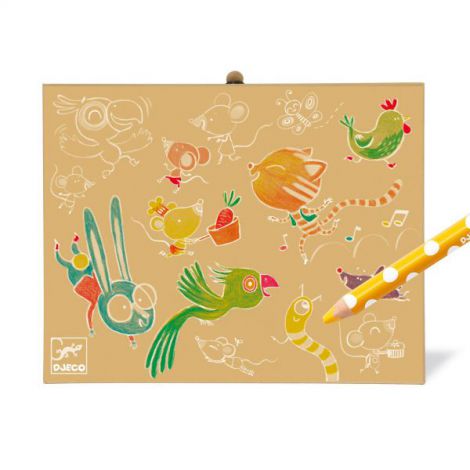 Cutie culori pentru primele desene Djeco - poza 2