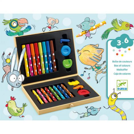 Cutie culori pentru primele desene Djeco - poza 3