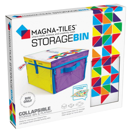 Cutie de depozitare si covor de joaca Magna Tiles 20200 - poza 1