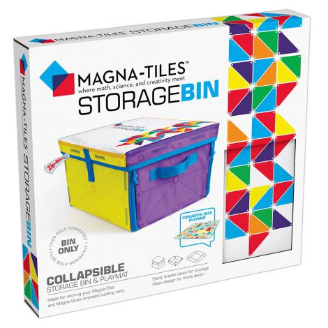 Cutie de depozitare si covor de joaca Magna Tiles - poza 1