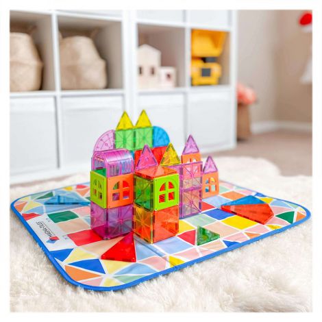 Cutie de depozitare si covor de joaca Magna Tiles - poza 2
