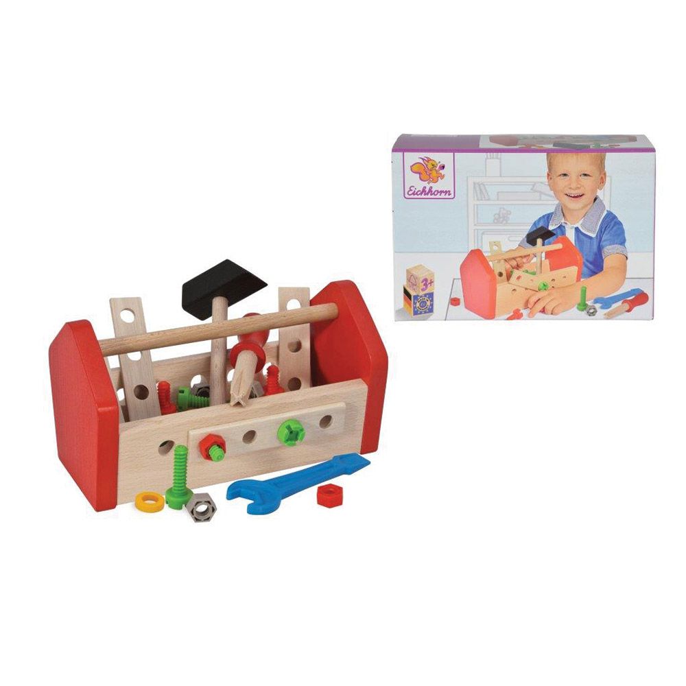 Cutie de scule din lemn pentru copii Eichhorn - poza 2