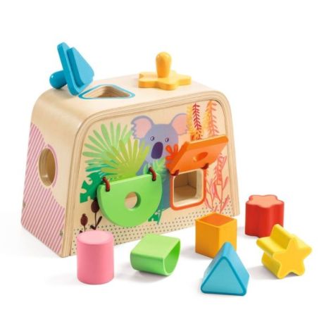 Cutie de sortat forme Multi Boita, Djeco - poza 2
