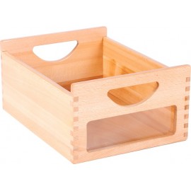 Cutie depozitare - fag - cu fereastra - Flexi