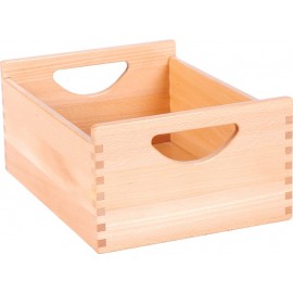 Cutie depozitare inalta din lemn de fag – natural - Flexi - poza 1