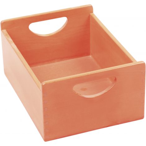 Cutie depozitare inalta din lemn de fag – orange - Flexi - poza 1