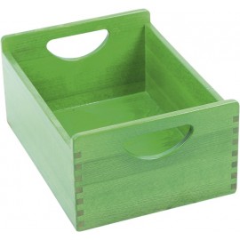 Cutie depozitare inalta din lemn de fag – verde - Flexi - poza 1
