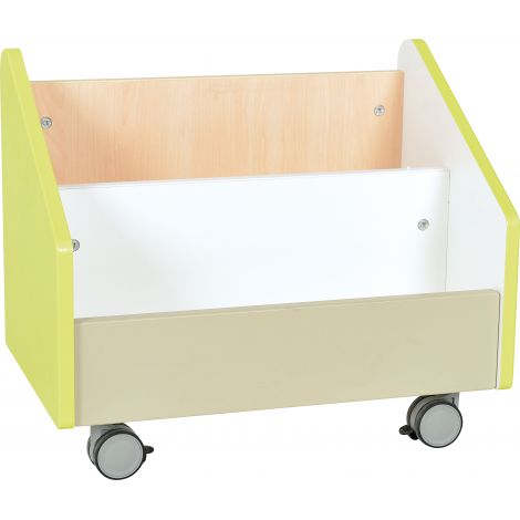 Cutie mare pe roti Quadro lime - poza 1