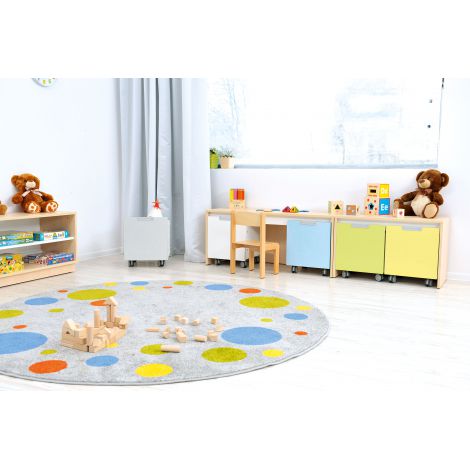 Cutie mica pe roti pentru dulap Quadro lime - poza 2