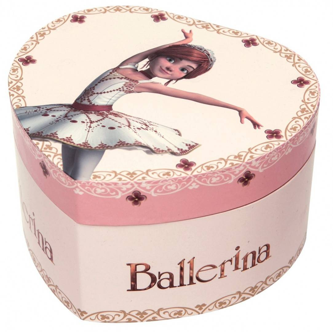 Cutie muzicala inima Ballerina