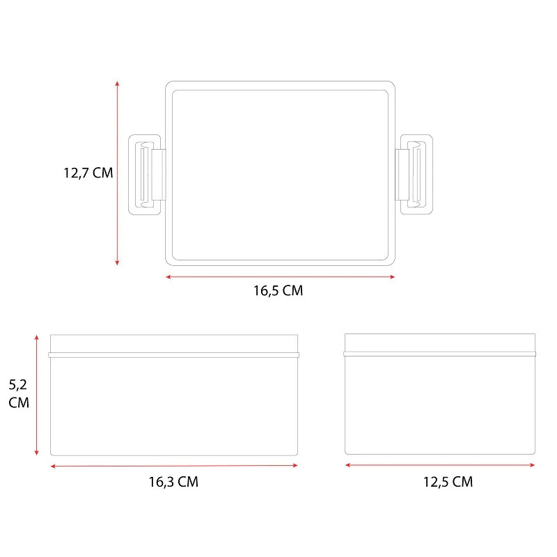 Cutie pentru pranz Vadobag Stitch 16.3 x 12.5 x 12.7 cm - poza 4