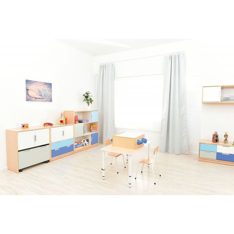 Cutie Quadro mare cu roti Gri - poza 2