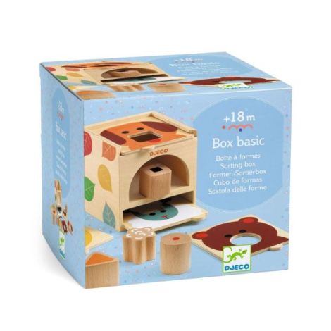 Cutie sortatoare Basic Box, Djeco - poza 1