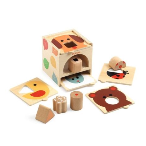 Cutie sortatoare Basic Box, Djeco - poza 2