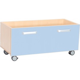 Cutii pentru depozitare cu roti – albastru deschis – Flexi