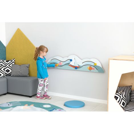 Decor cu elemente pentru dezvoltarea motricitatii Valuri - poza 4