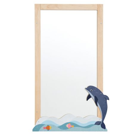 Decor Delfin pentru oglinda MO036047, gradinita si scoala - poza 1