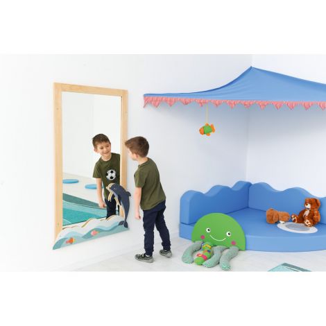 Decor Delfin pentru oglinda MO036047, gradinita si scoala - poza 3