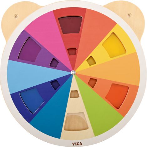 Decor educativ cu elemente pentru motricitate Potriveste culorile, gradinita
