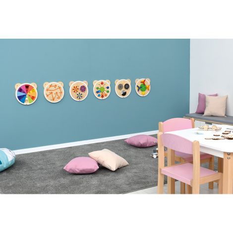 Decor educativ cu elemente pentru motricitate Roti dintate, gradinita - poza 3