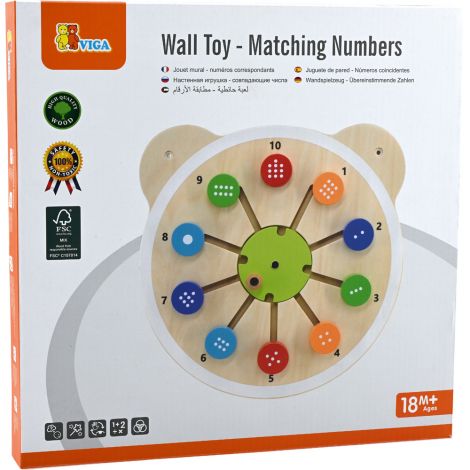 Decor educativ cu elemente pentru motricitate si matematica Potriveste numerele, gradinita - poza 2