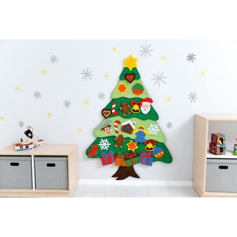 Decor educativ cu elemente senzoriale Bradul de Craciun, gradinita - poza 3