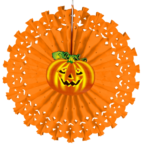 Decor halloween dovleac hartie - poza 1