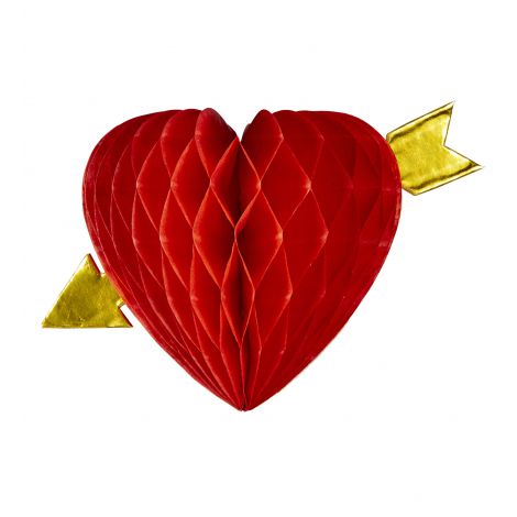 Decor inima hartie valentine - poza 1