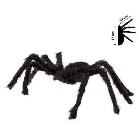 Decor paianjen negru 17x50 cm - poza 2