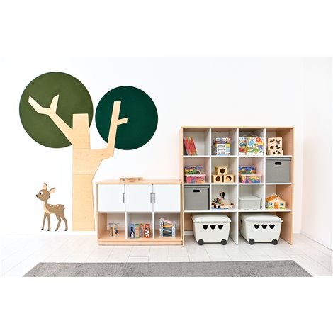 Decor perete 216 x 245 cm, copac coroana rotunda, ideal crese, sali de asteptare, cabinete pediatrie, gradinite - poza 3