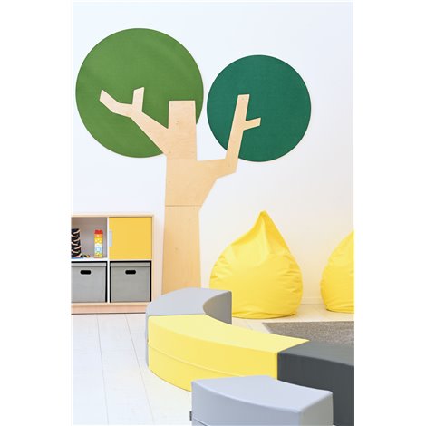 Decor perete 216 x 245 cm, copac coroana rotunda, ideal crese, sali de asteptare, cabinete pediatrie, gradinite - poza 4