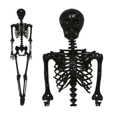 Decor schelet negru 90 cm - poza 1