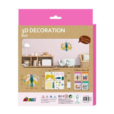 Decoratiune 3D-Pasare - poza 3