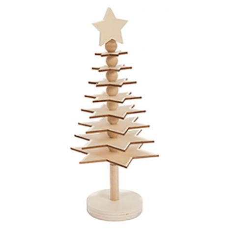Decoratiune de pictat si construit Brad de Craciun - poza 1