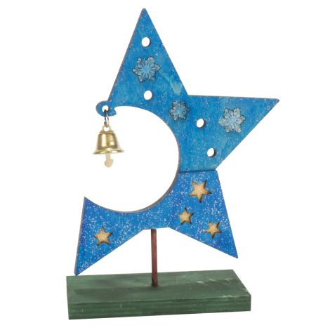 Decoratiune de pictat Stea cu clopotel - poza 2