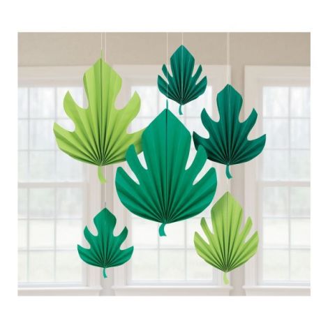 Decoratiune frunze palmier 6 buc - poza 2