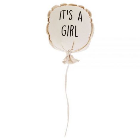 Decoratiune perete balon Childhome, 35x26x8 cm, Fata - poza 1