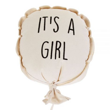 Decoratiune perete balon Childhome, 35x26x8 cm, Fata - poza 2