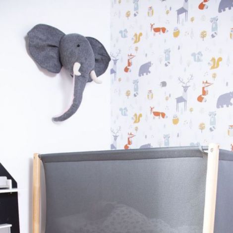 Decoratiune perete Childhome 15x28x36 cm, Elefant - poza 4