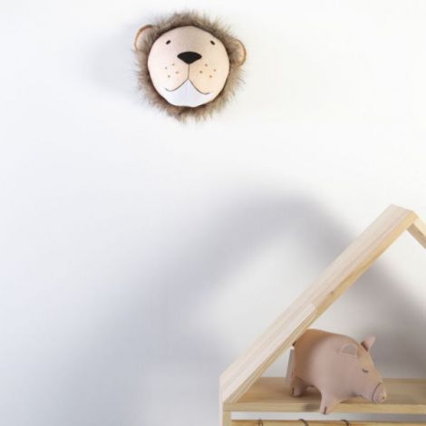 Decoratiune perete Childhome 15x28x36 cm, Leu - poza 4