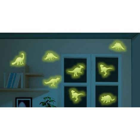Decoratiuni de perete fosforescente - Dinozauri 3D - poza 3