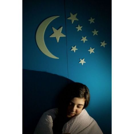 Decoratiuni de perete fosforescente - Luna si stele - poza 5