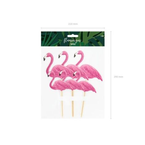 Decoratiuni flamingo 6 buc - poza 5