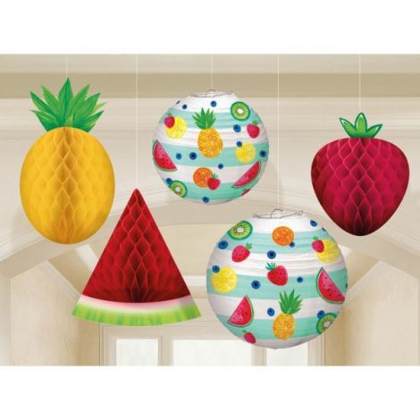 Decoratiuni fructe vara 5 buc - poza 2