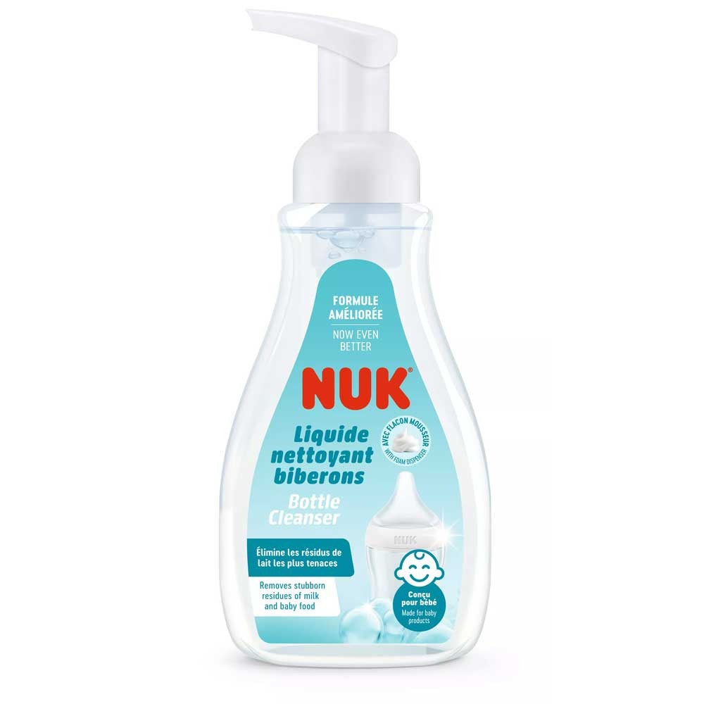 Detergent lichid NUK pentru accesorii bebelusi cu dozator spuma - poza 1