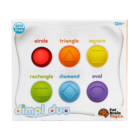 Dimpl Duo , Jucarie senzoriala educativa cu bule din silicon - poza 2