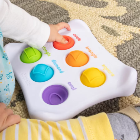 Dimpl Duo , Jucarie senzoriala educativa cu bule din silicon - poza 5