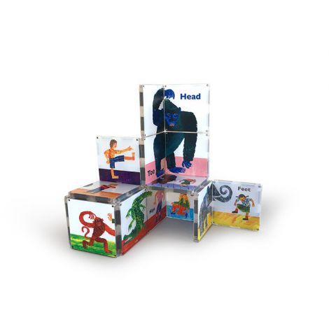 Din cap pana in picioare, Eric Carle, Magna-Tiles Structures - poza 2