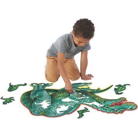 Dinosaur Floor Puzzle , puzzle de podea in forma de dinozaur - poza 2